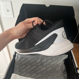 lululemon athletica Black and White Athletic Shoes